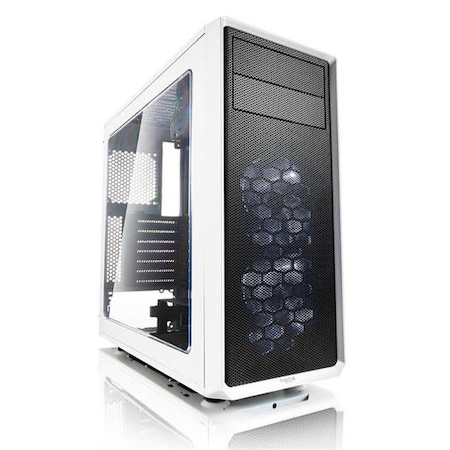 Fractal Focus G No Power Supply Atx Mid Tower With Window - White
